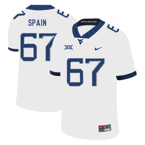 West Virginia Mountaineers 67 Quinton Spain White College Football Jersey Dzhi,We sell and wholesale West Virginia Mountaineers 67 Quinton Spain White College Football Jersey Dzhi on line form chian!
